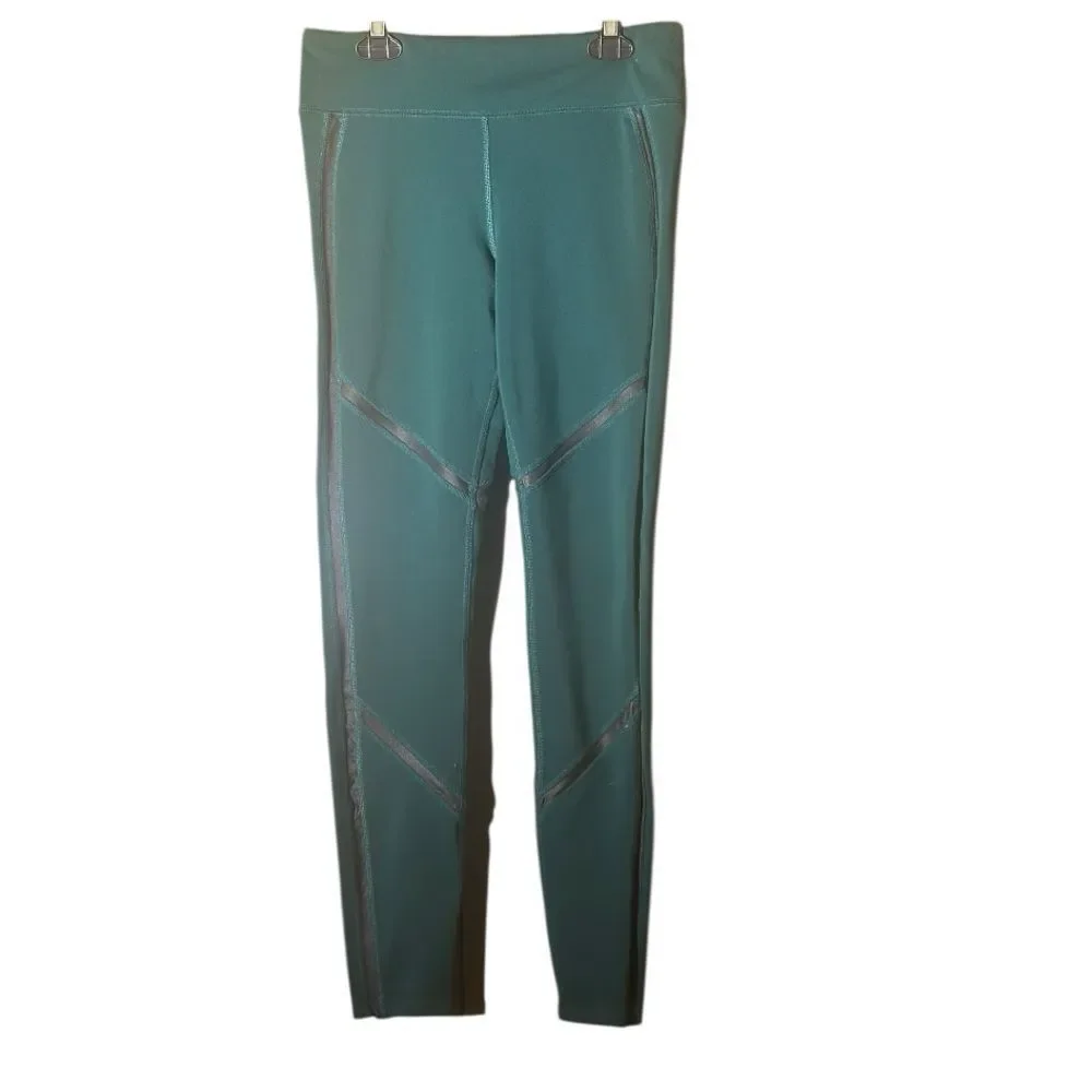 ALO Yoga Green and Black Workout‎ Leggings Size Medium 📦